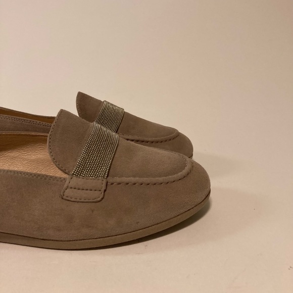 Hispanitas Joy is a Choice Grey Genuine Leather Suede Loafers size EUR42, US11.5 - Picture 4 of 16